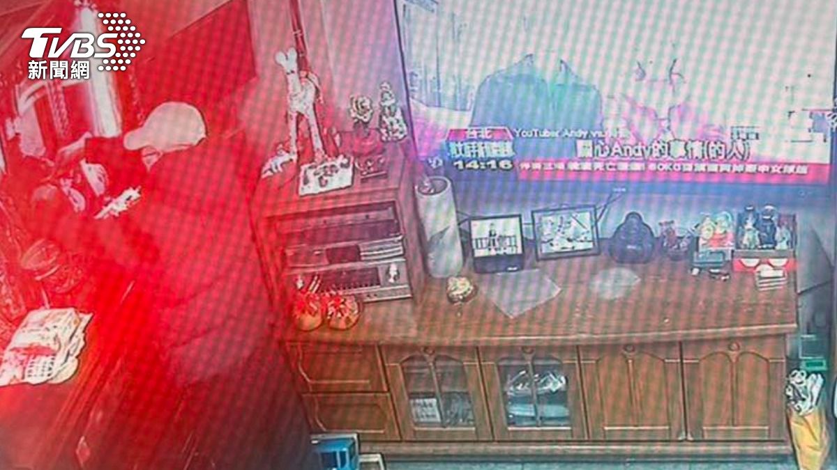 賊自備剪刀偷走9面金牌。(圖/TVBS)