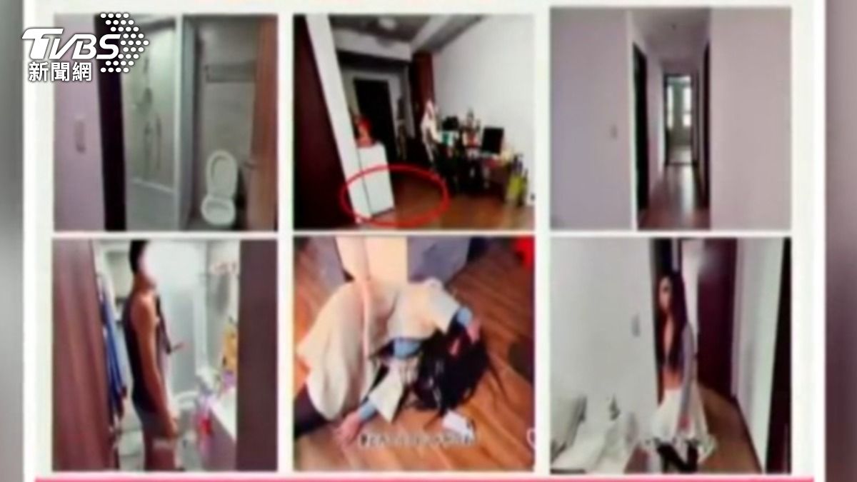 成人影片拍攝場地和社宅內比較（圖／洪婉臻議員提供）