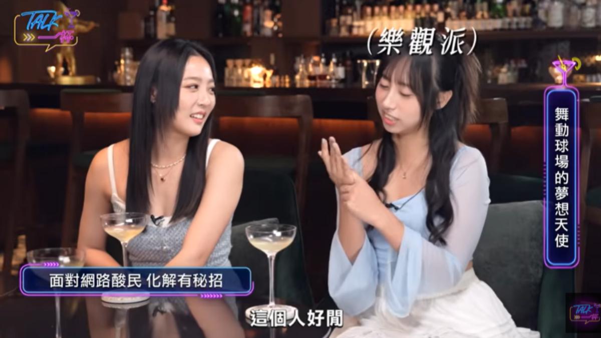 Kapo面對酸民惡評正向面對。(圖／翻攝自《TALK一杯》YT頻道）