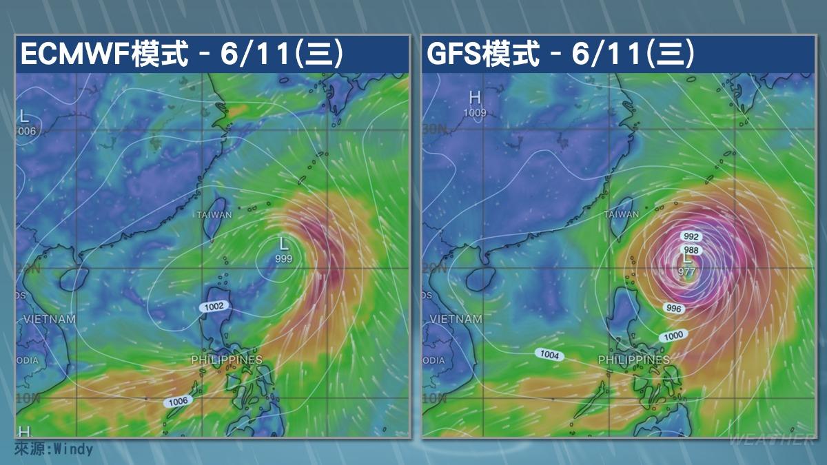 颱風-台灣颱風-第1號颱風-颱風路徑-颱風預報