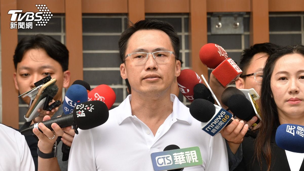 罷免吳思瑤候補領銜人詹嘉文。(圖/胡瑞麒攝)