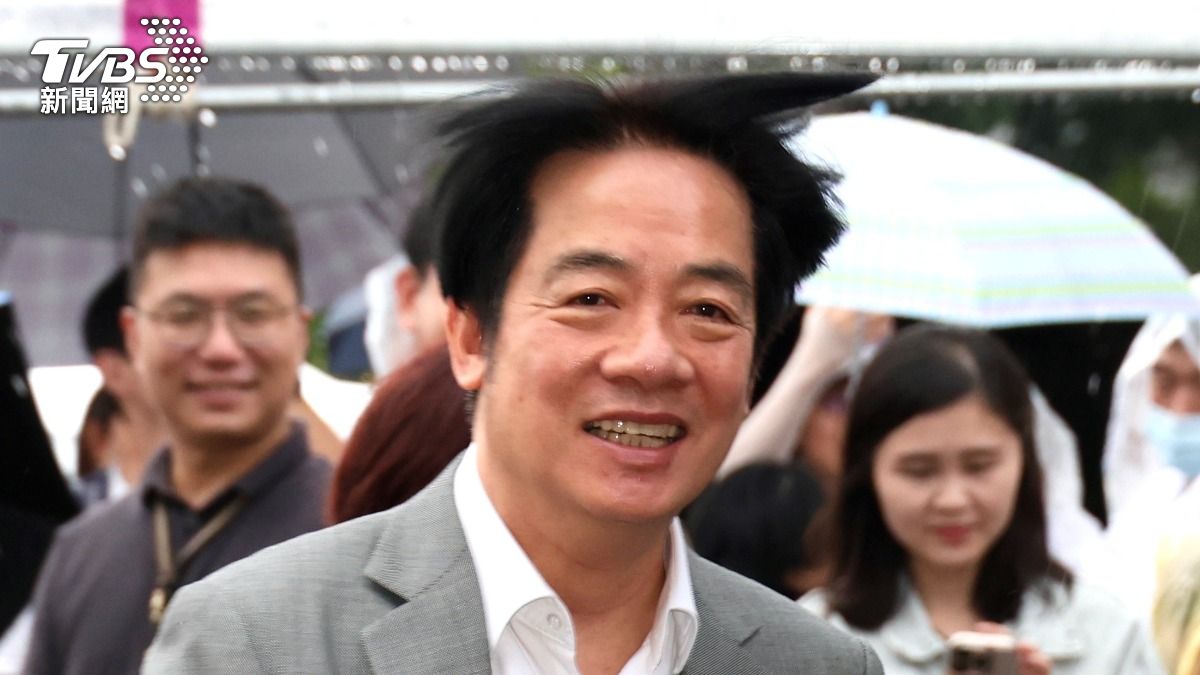 梅雨季到!賴清德出席戶外親子活動又遇雨 笑:不濕不歸