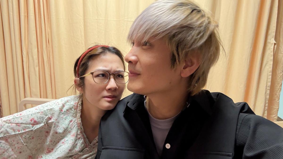 羅文裕心疼老婆張平罹癌,表示會一起攜手面對。(圖/翻攝自羅文裕臉書)