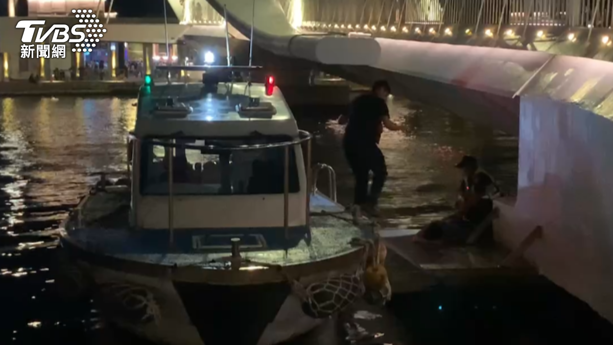 大港橋又爆意外!酒空男吵不過友「氣到跳海」 勇警翻橋搶命