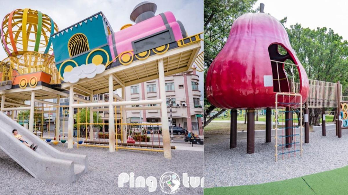 南台灣最美親子公園!飛天火車溜滑梯、蓮霧森林冒險區不可錯過