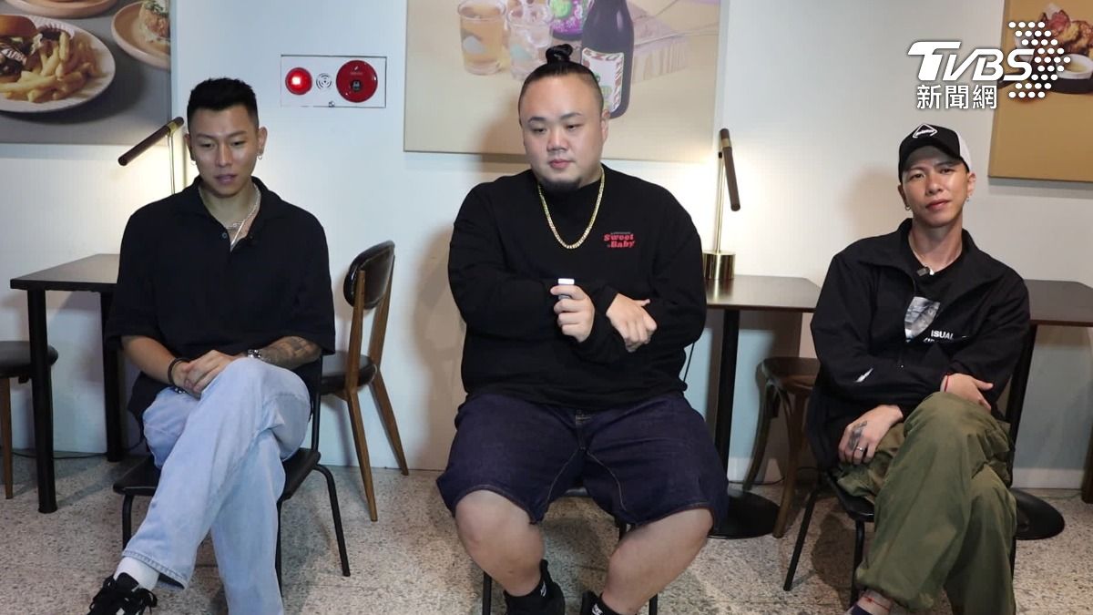 頑童三人合體接受《TVBS新聞台》專訪(圖/TVBS)