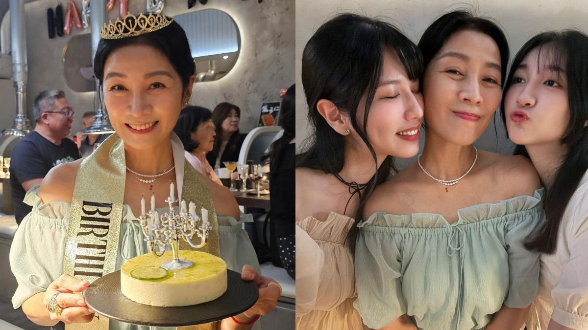 方文琳罹癌迎60大壽!逆齡顏值不輸2女兒 一票示愛:像三姊妹
