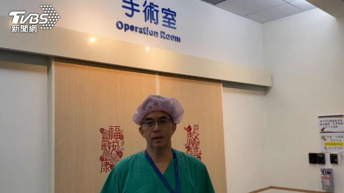 國立陽明交通大學附設醫院外科部蔡建和主任。(圖/TVBS)
