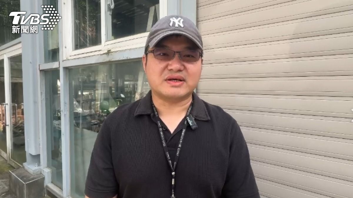 海科館產學交流組專案助理郭先生。（圖／TVBS）