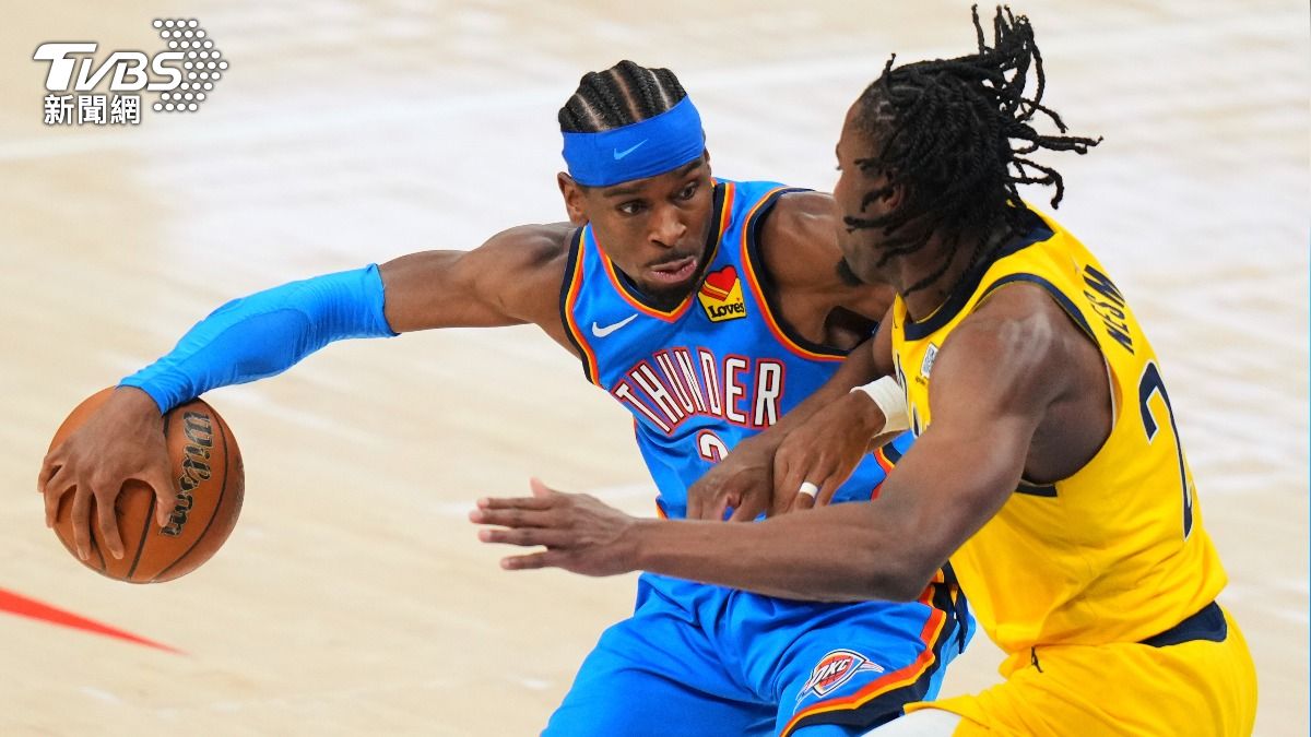NBA總冠軍賽/不給溜馬逆轉機會!SGA轟34分 率雷霆贏球扳平戰局