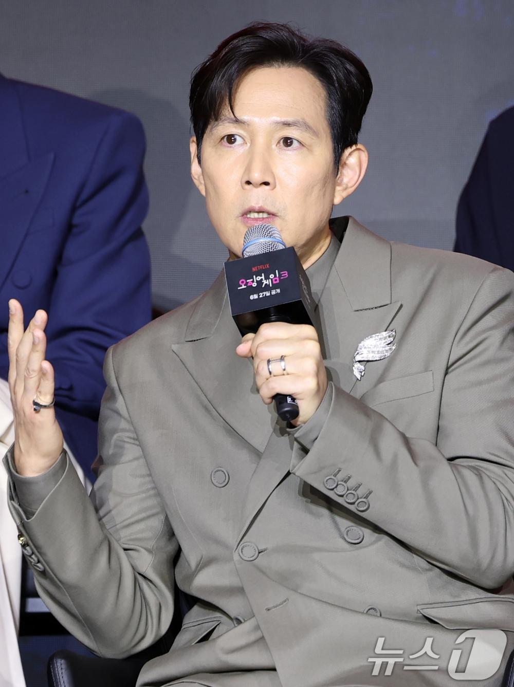 據傳李政宰演出《魷魚遊戲》每集片酬超過新台幣3千萬元。(圖/news1提供)