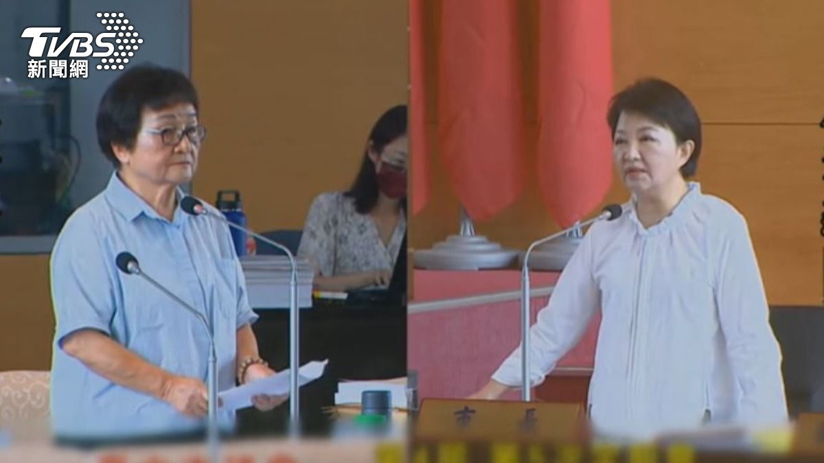 台中市長盧秀燕備詢談中火(圖/TVBS)