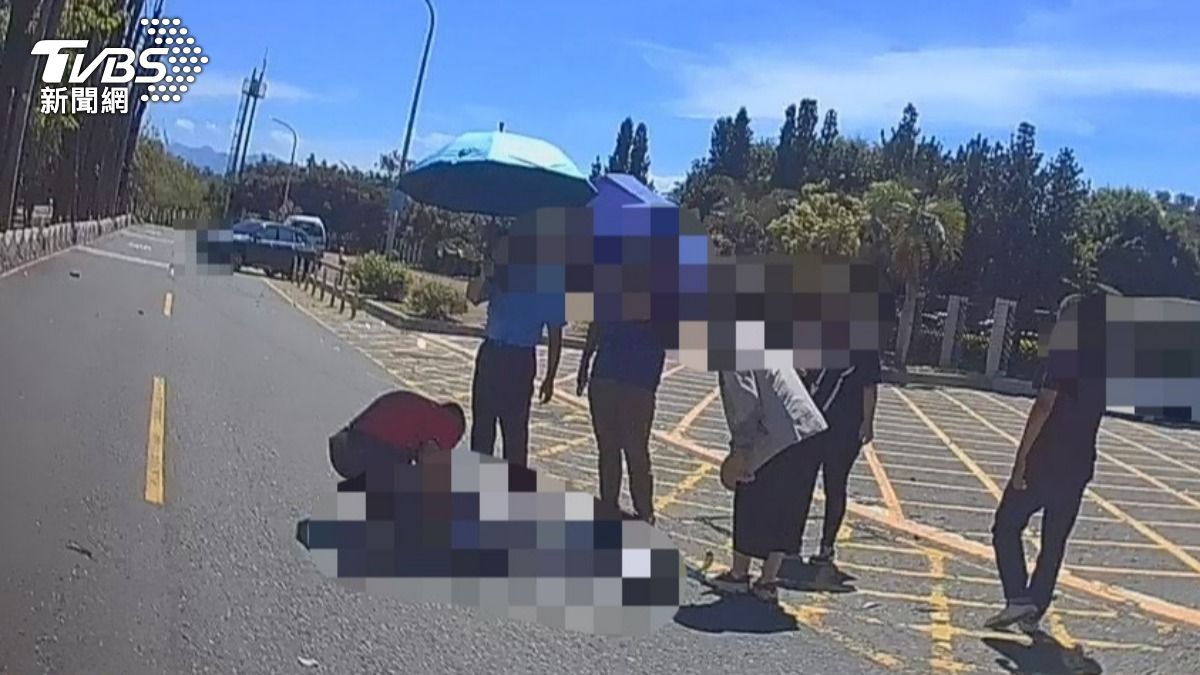 嘉義汽機車猛撞「零件碎片散一地」 騎士雙手變形骨折