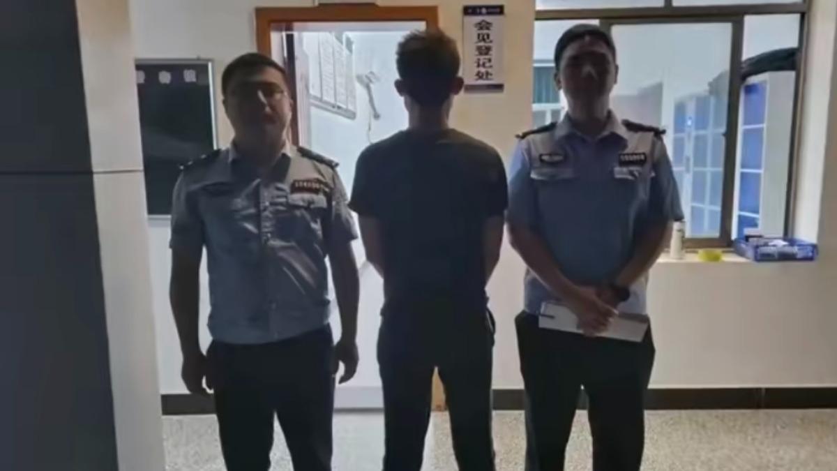 陸男擔心延誤接親報假案嚇朋友遭警逮捕。(圖/北京時間)