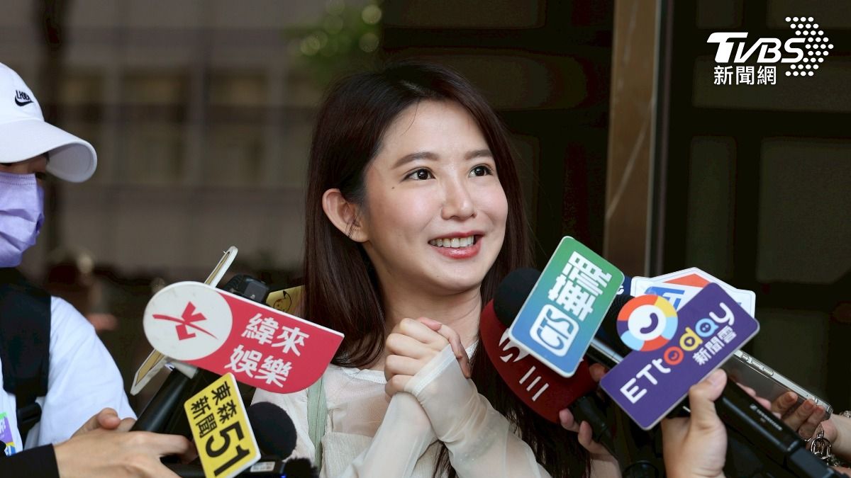 郭書瑤說自己之前就知道劉品言與連晨翔的事,「非常恭喜他們。」(圖/華子琛攝)
