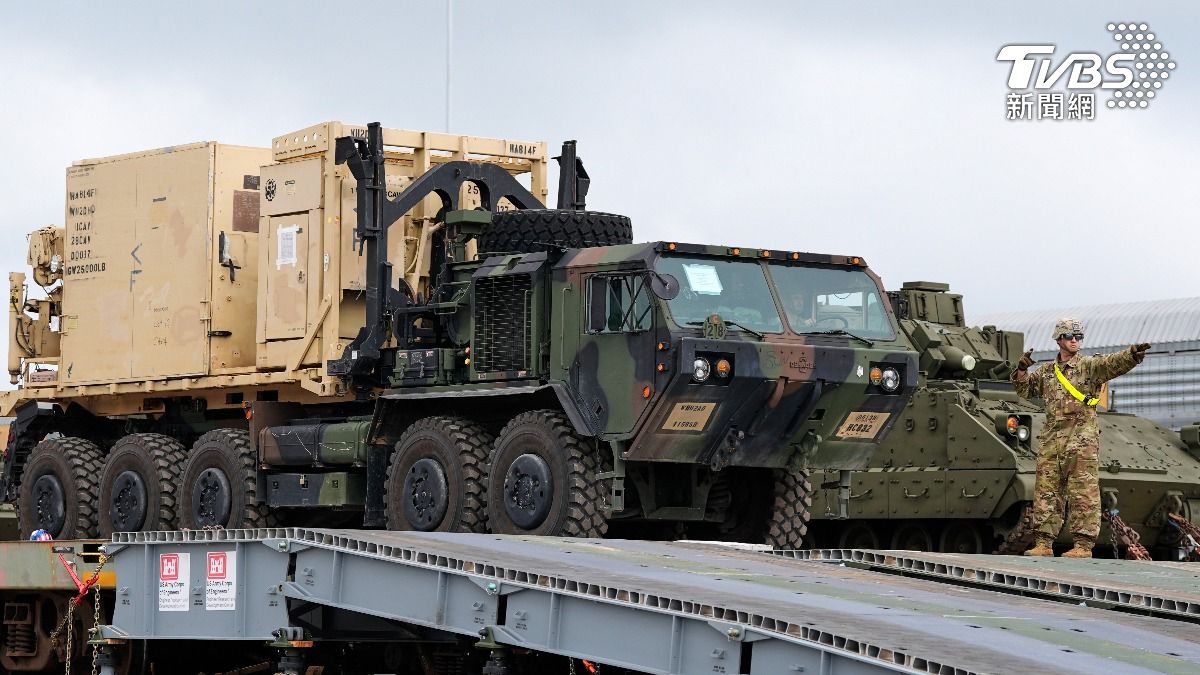 軍方為閱兵進行準備。(圖/達志影像美聯社)