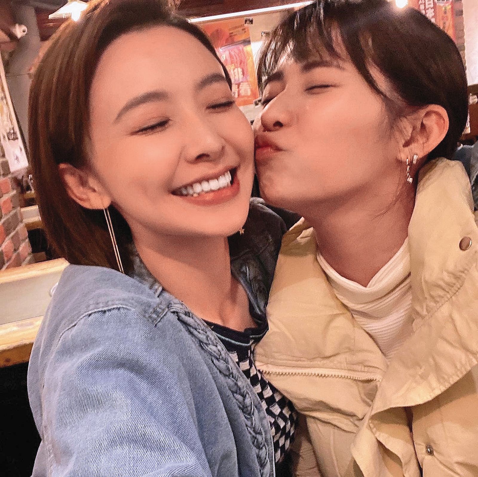 近來盛傳吳婉君(左)和林萱瑜(右)閨密情變,兩女還為此在社群發文,隔空嗅得到火藥味。(圖/翻攝自吳婉君臉書)