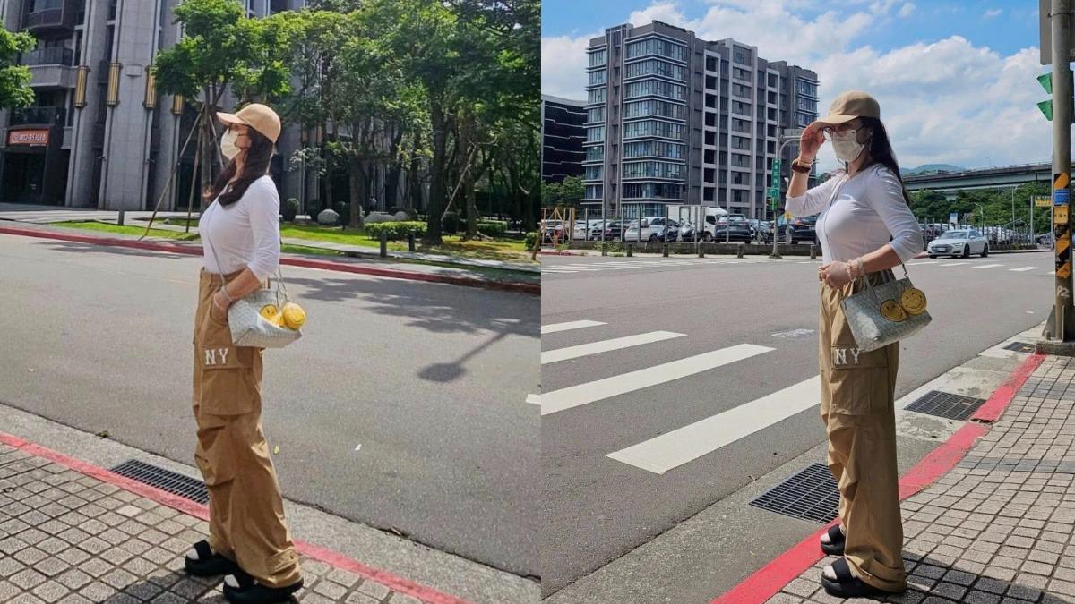 陳美鳳表示,寧願在外面被太陽曬,也不想在百貨公司裡被冷到。(圖/翻攝自陳美鳳臉書)