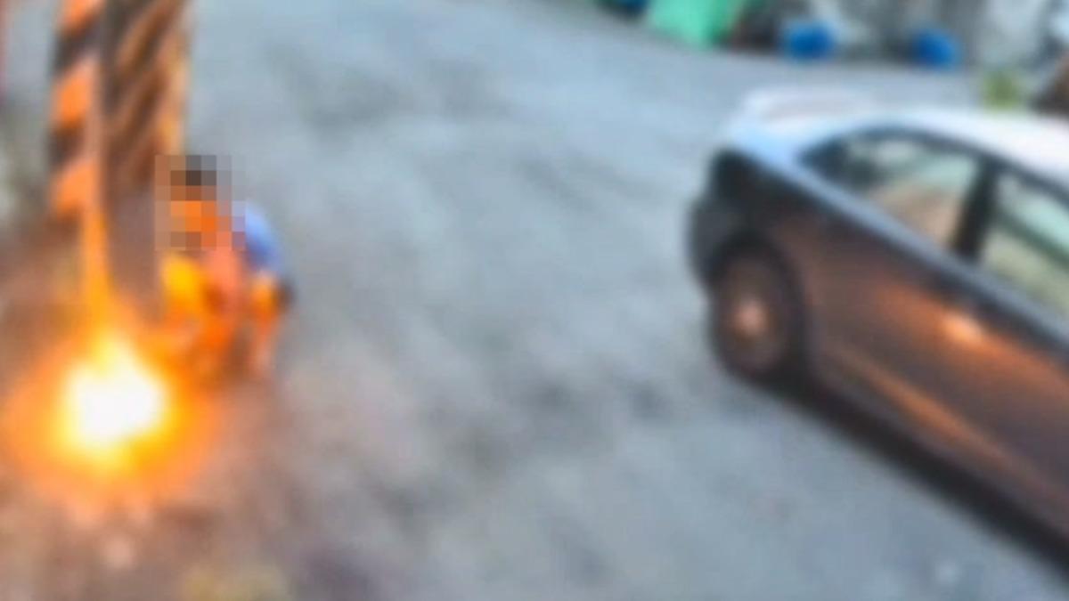 上個月砸毀車輛！嘉義男竟又點燃汽油罐　投擲鄰居家2樓
