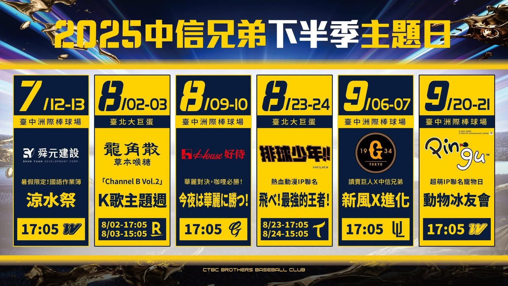 中信兄弟-中信兄弟售票-中信兄弟賽程-中信兄弟主題日