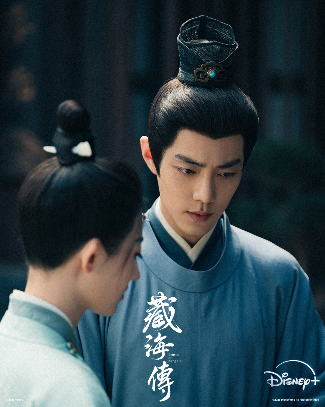 《藏海傳》開播以來,肖戰的顏值、演技及一舉一動都是焦點。(圖/Disney+提供)