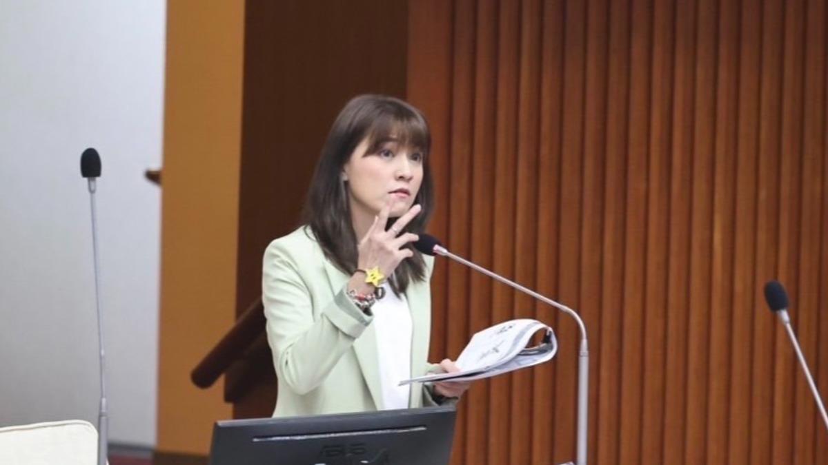台北市議員顏若芳。(圖/陳怡潔攝)