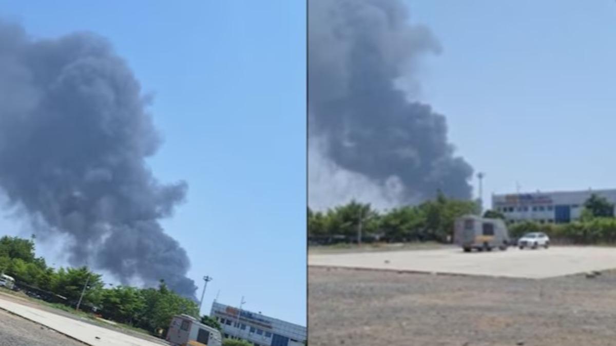 印度有架載有244人的飛機12日傳出墜毀。（圖／翻攝自News18）