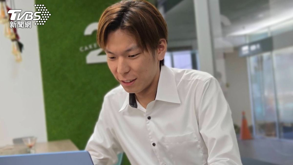 圖/TVBS 日本職場新鮮人 岡本一朗