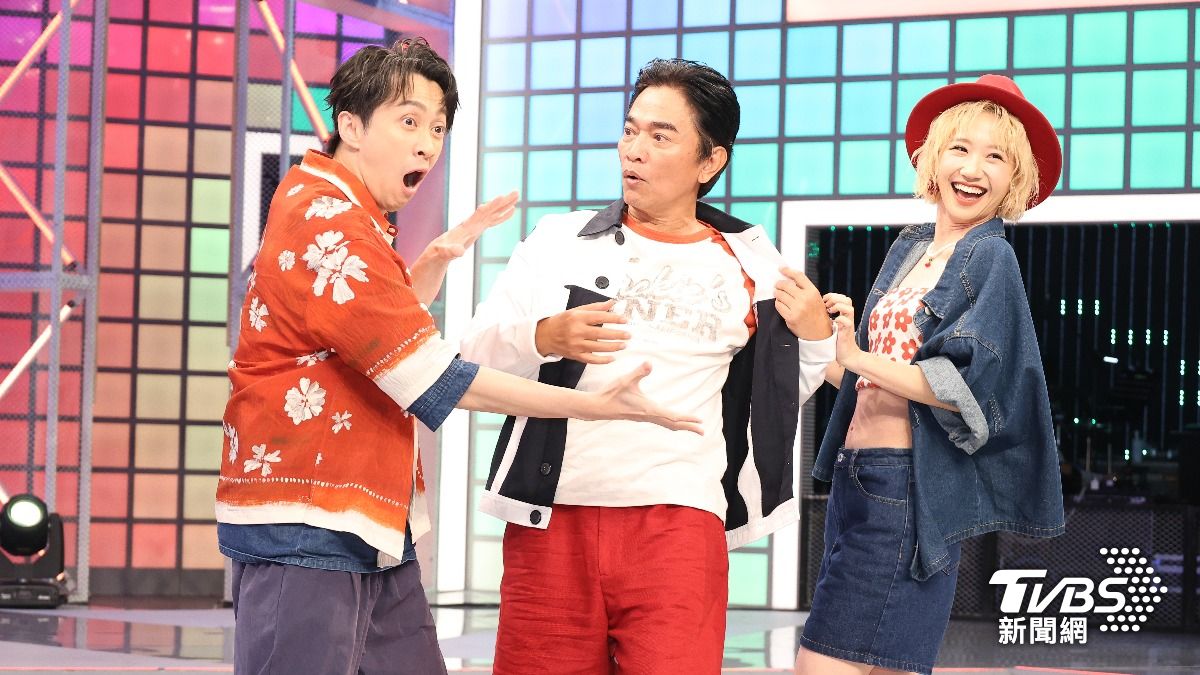 陳漢典(左起)、吳宗憲和Lulu主持的《綜藝大熱門》將轉型。(圖/張哲鳴攝)