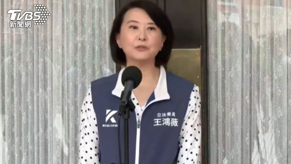 國民黨立委王鴻薇對延會表達支持(圖/TVBS)