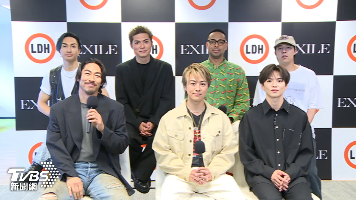 EXILE放浪兄弟首次在台舉辦粉絲見面會。(圖/TVBS)