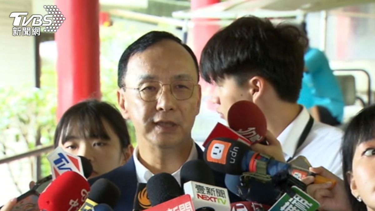 國民黨主席朱立倫。(圖/TVBS)