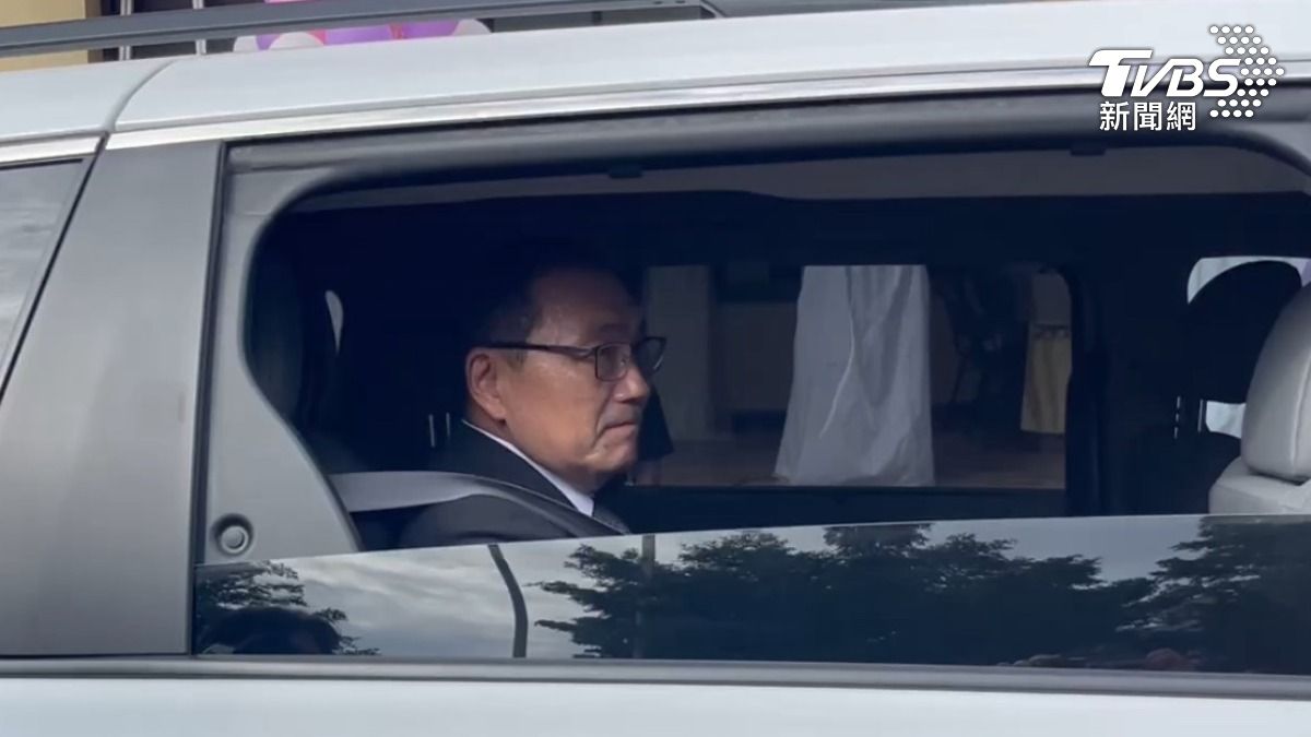 新北市長侯友宜到場致意。(圖/蕭沁梅攝)