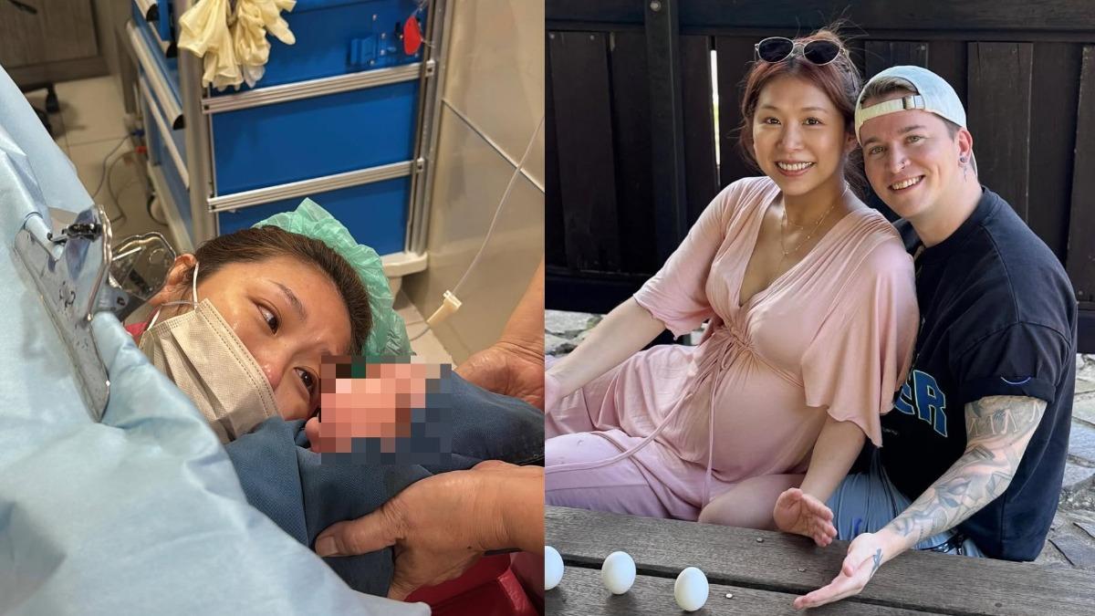 《黑澀會》女星生了!懷胎40週「吃全餐」剖腹 淚喊:一切都值得