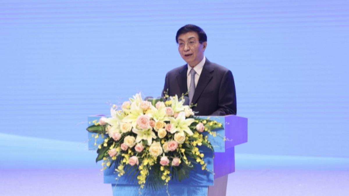 王滬寧海峽論壇批台獨只會帶來災禍 問候克服困難前來的台灣鄉親