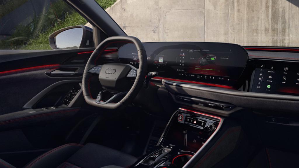 可直接由Audi Q5 Sportback e-hybrid中央螢幕監看鋰電池所剩電量。(圖/ Audi提供)