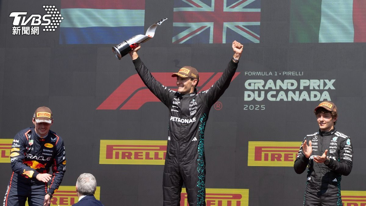 F1/加拿大站羅素替賓士奪賽季首冠 麥拉倫對撞內鬨浮上檯面