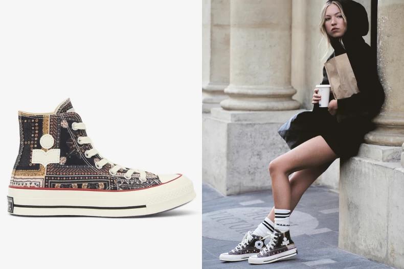  ISABEL MARANT x CONVERSE。（圖／翻攝自ISABEL MARANT官網）