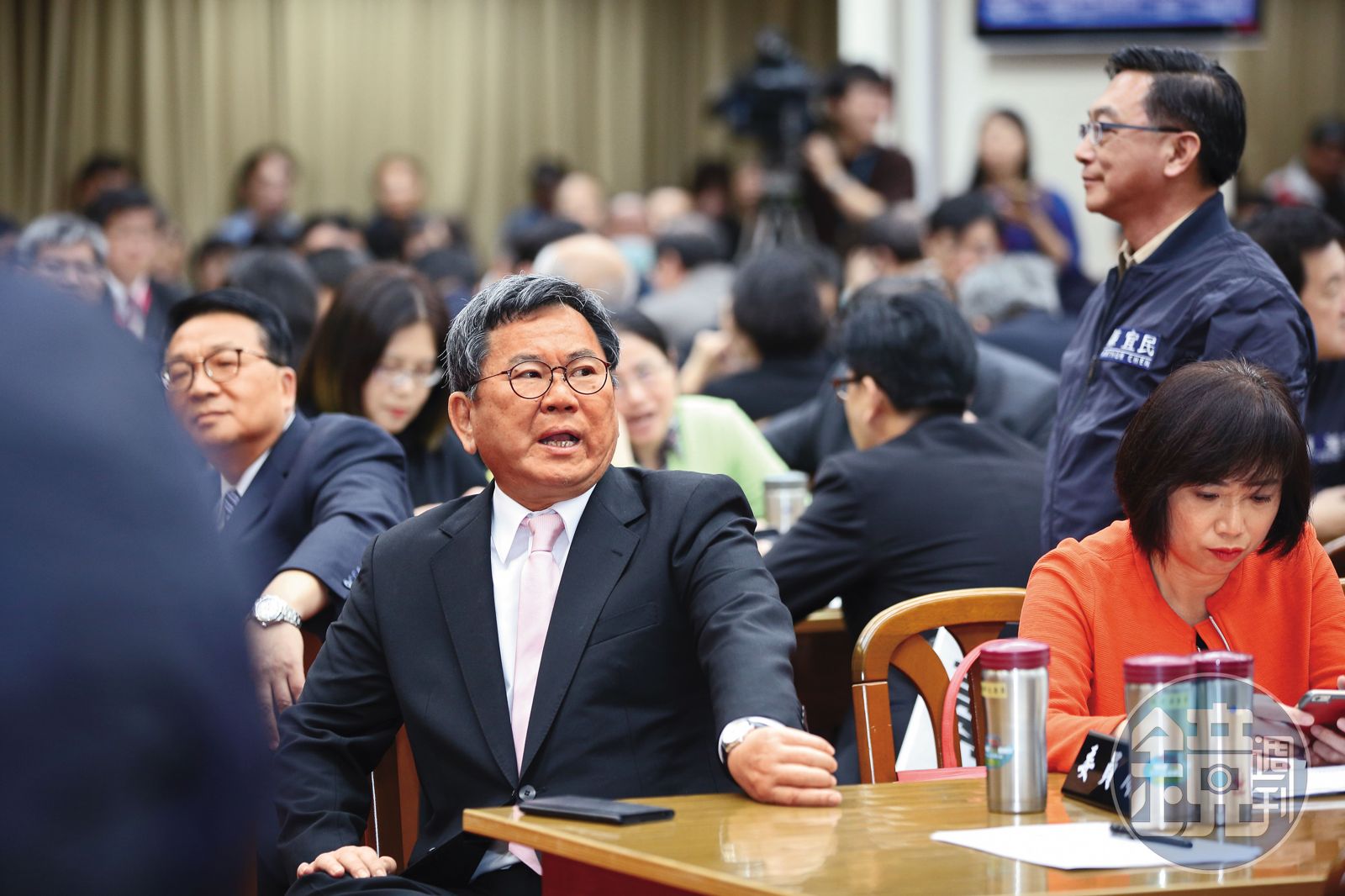 陳明文威逼官員1/蔡易餘邀縣長、官員嘉義考察 陳明文不請自來會中開砲施壓