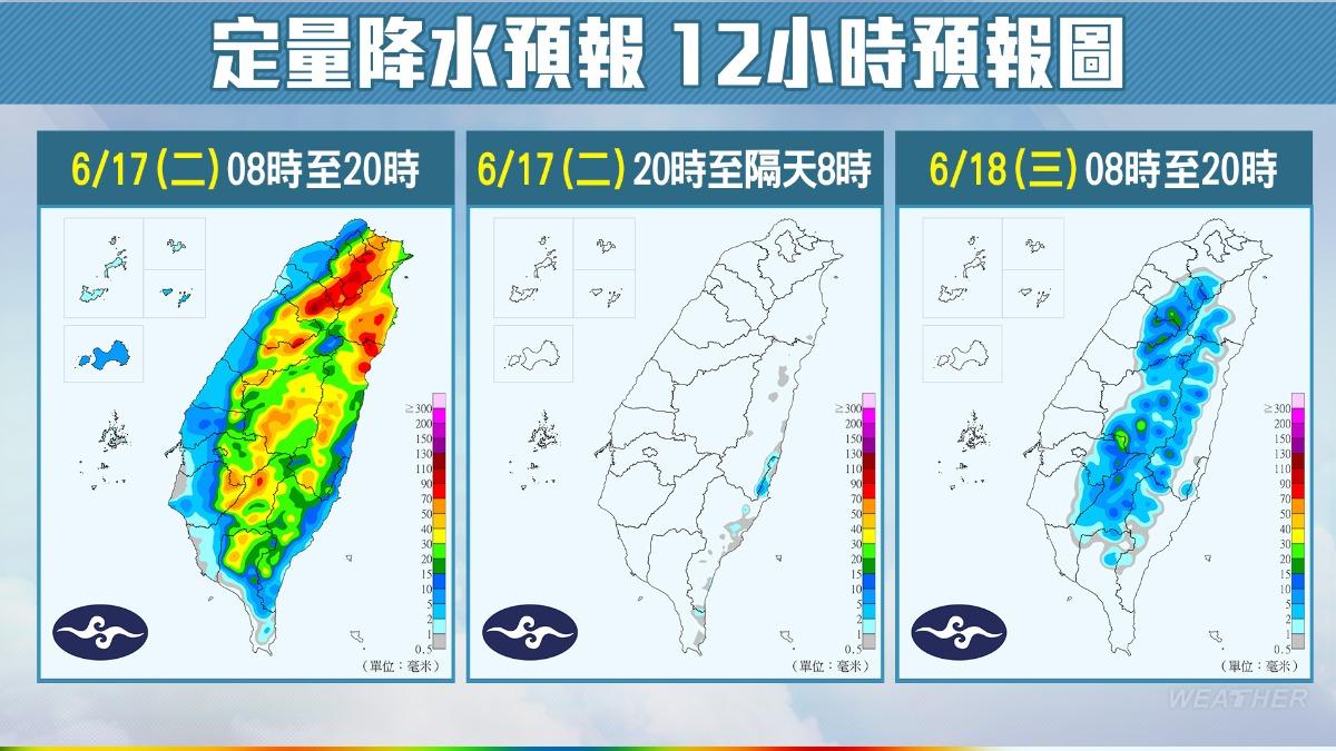 今日全台各地都有機會出現局部陣雨或雷雨。(圖/TVBS)
