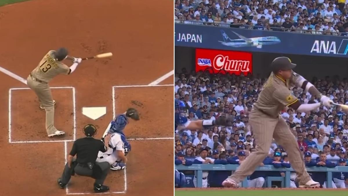 馬查多明顯已經出棒過半。（圖／翻攝自Instagram@dodgersnation）