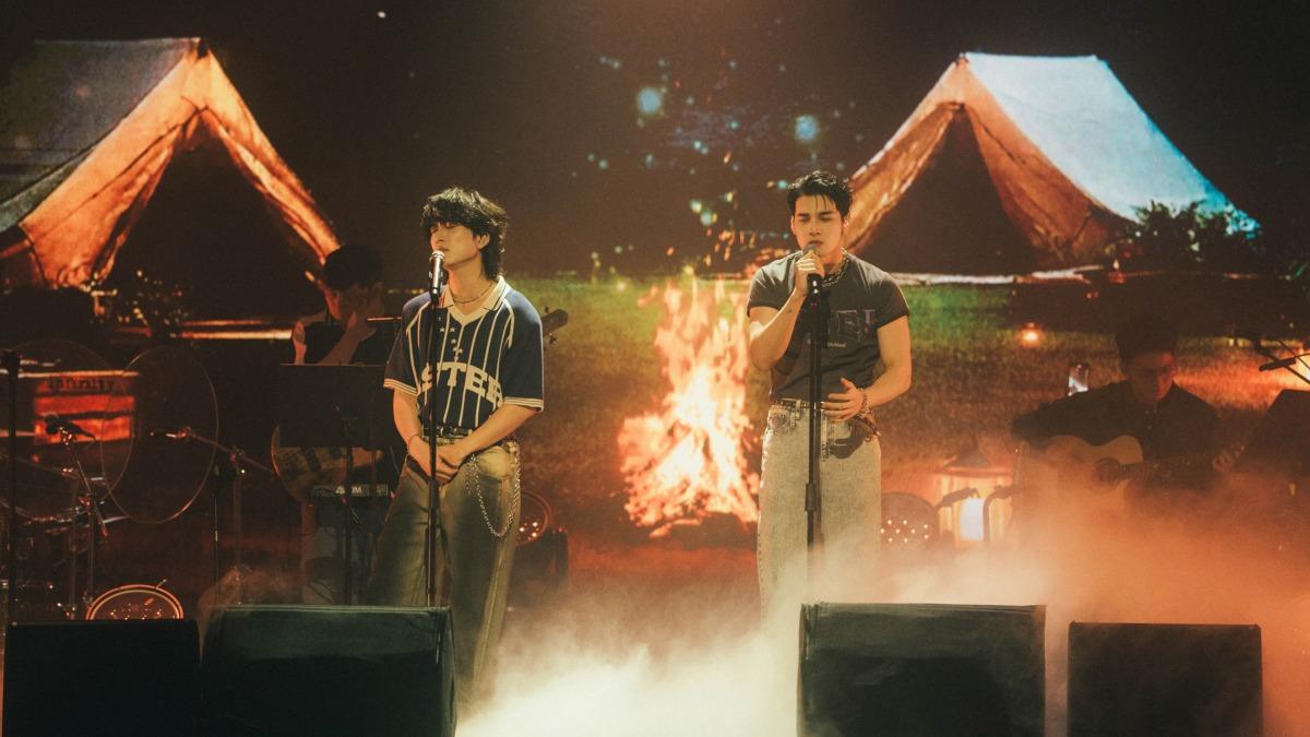 邱鋒澤、黃偉晉打造「圖書館」哏卻意外搞到自己。(圖/原音娛樂提供)