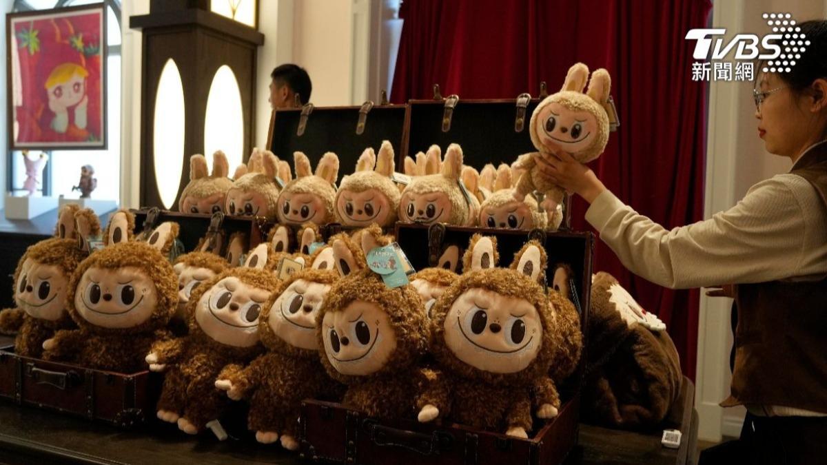 Labubu在全球爆紅。(圖/達志影像美聯社)