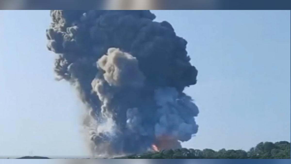 原本因高溫準備停工!爆炸出現巨大蘑菇雲 湖南煙火工廠9死26傷