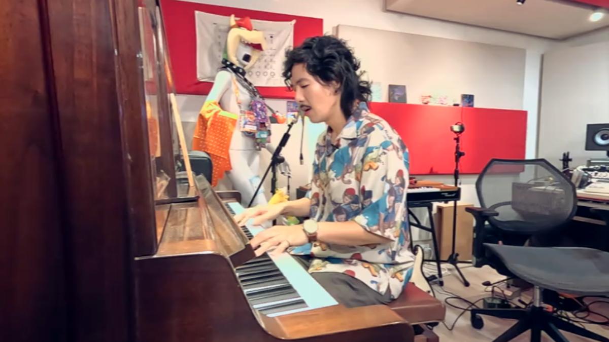 FunkyMo初試台語搶歌王。（圖／TVBS）