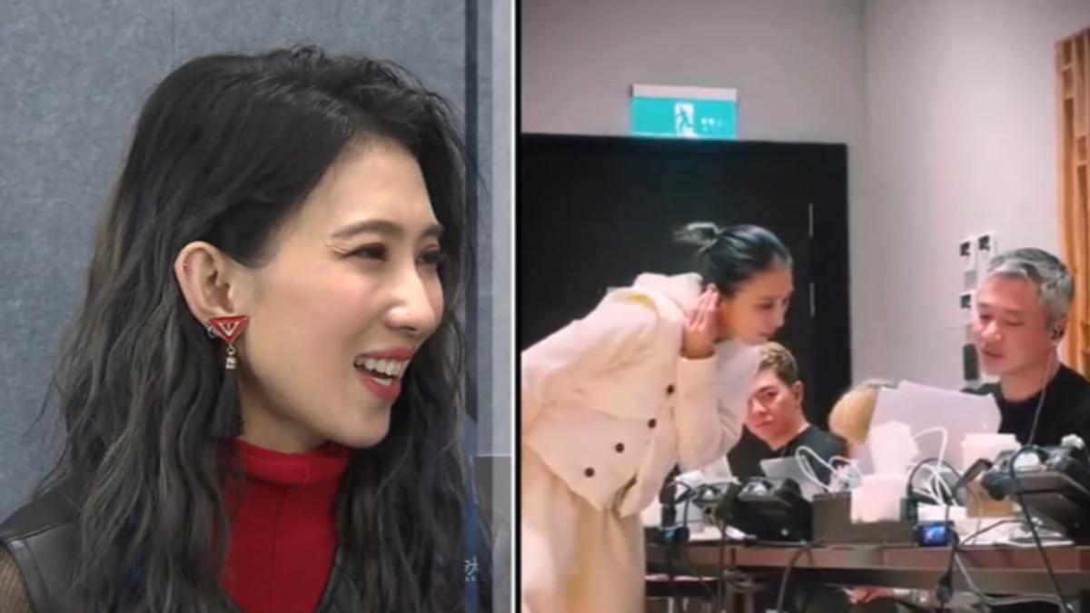 戴佩妮分享更衣室錄音更自在。（圖／TVBS、翻攝@iampennytai）
