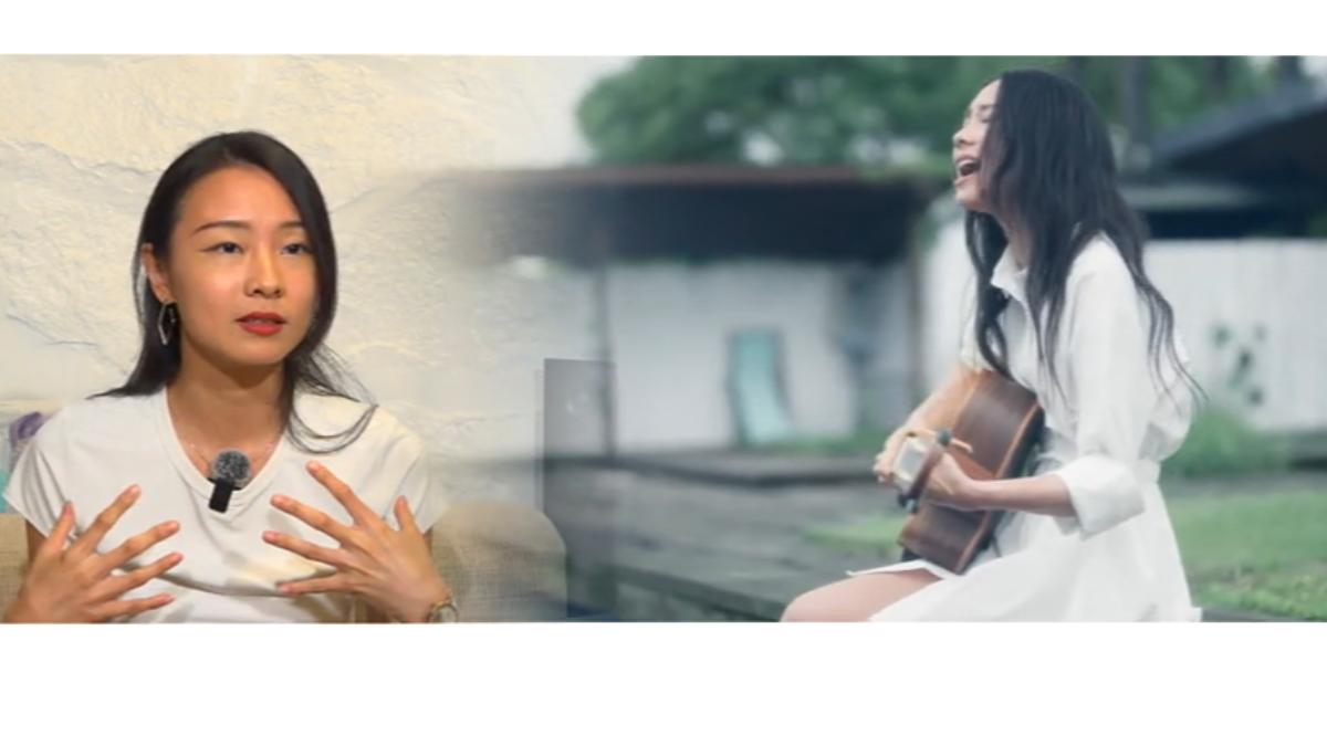 陳忻玥透過音樂分享心境變化。（圖／TVBS、翻攝陶山音樂）