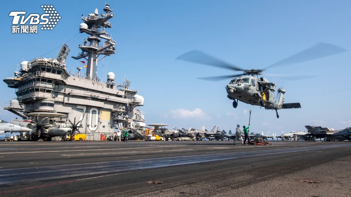 美軍調兵前往中東地區增強軍事部署，還派空中加油機協助以色列戰機，但不少美國國會議員反對川普參戰。（圖／達志影像美聯社）