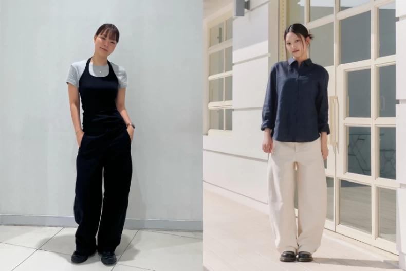 錐形褲適合想修飾腿型的人。(圖/翻攝自UNIQLO KR官網)
