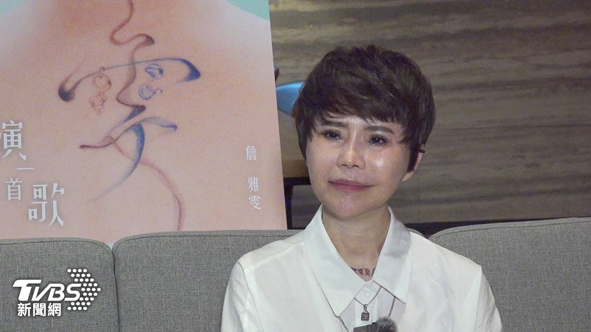 第9度入圍金曲台語歌后的詹雅雯。(圖/TVBS)